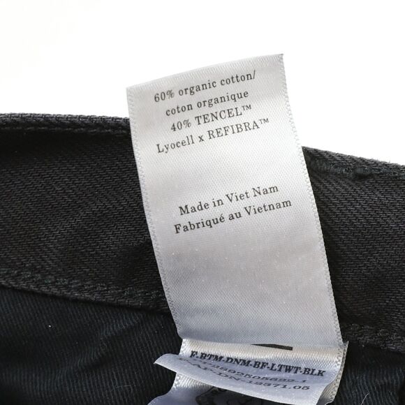 EVERLANE The Super-Soft Relaxed Jean 33 Regular Stormy Black Straight Leg B51 - Picture 5 of 5